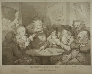 Les escrocs de Smithfield, ou les paysans fraudés, c.1787 - Thomas Rowlandson